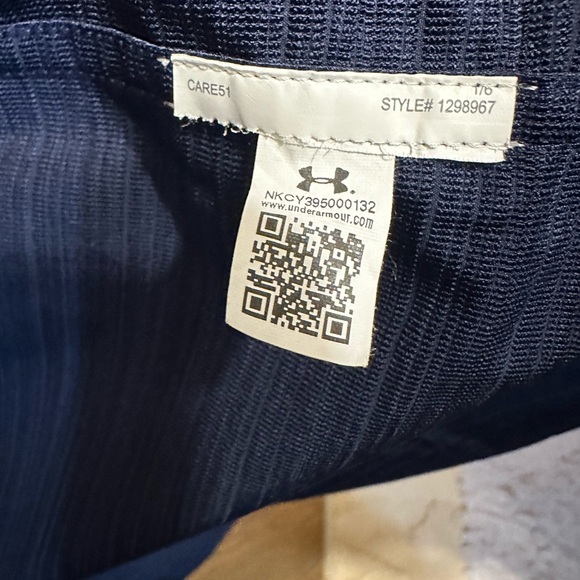 Notre Dame Women Size Small Fighting Irish Under Armour Jacket Navy - Picture 7 of 7